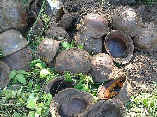 120 helmets found in Latvia