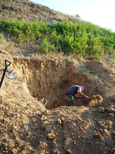 Stalingrad: digging near Gorodis&#1089;he &amp; Gumrak