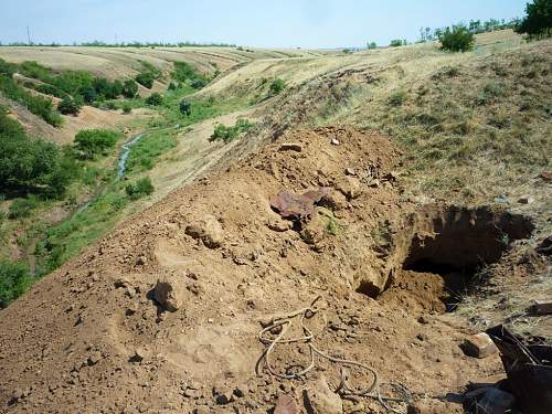 Stalingrad: digging near Gorodis&#1089;he &amp; Gumrak