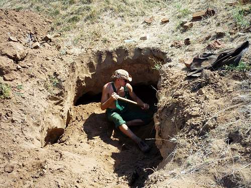 Stalingrad: digging near Gorodis&#1089;he &amp; Gumrak