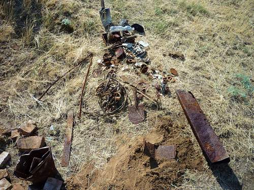 Stalingrad: digging near Gorodis&#1089;he &amp; Gumrak