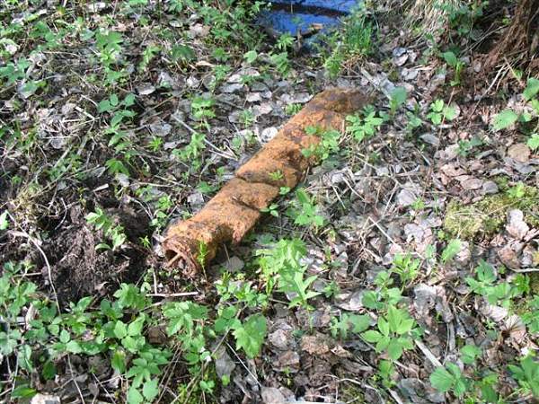 Battle feild relics Auvere Estonia