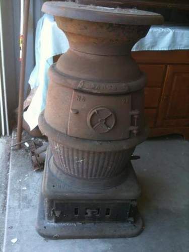 pot belly stove...