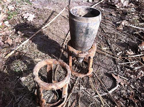 1944-45 battlefield relics.