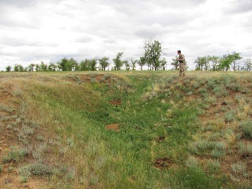 Stalingrad: digging near Gorodis&#1089;he &amp; Gumrak