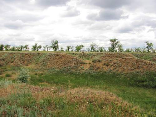 Stalingrad: digging near Gorodis&#1089;he &amp; Gumrak