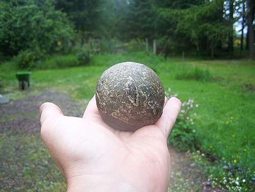 Stone cannon balls?