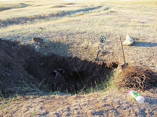 Stalingrad: digging near Gorodis&#1089;he &amp; Gumrak