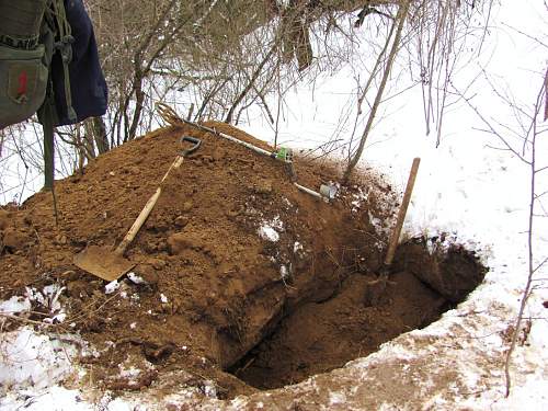 Stalingrad: digging near Gorodis&#1089;he &amp; Gumrak