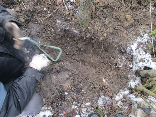 Digging - Eastern front trip April 2013