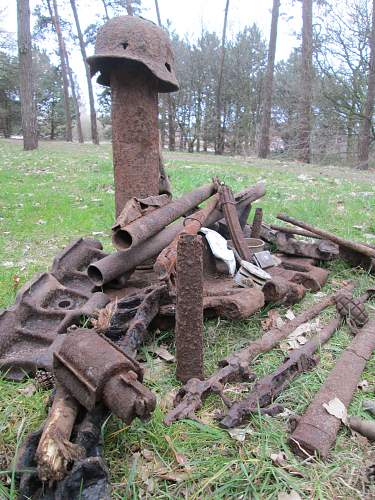 Digging - Eastern front trip April 2013