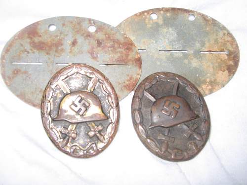 Some ground dug awards from  Kurland Kessel (Latvia)