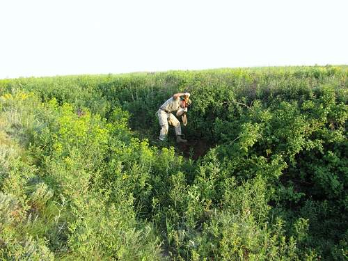 Stalingrad: digging near Gorodis&#1089;he &amp; Gumrak