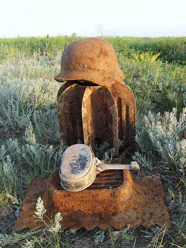 Stalingrad: digging near Gorodis&#1089;he &amp; Gumrak