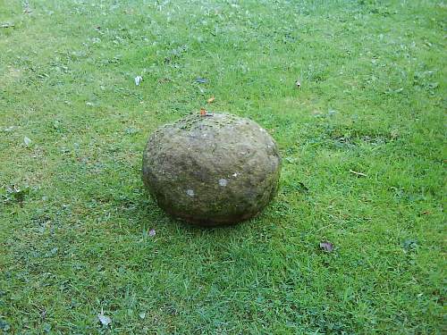 Stone cannon balls?