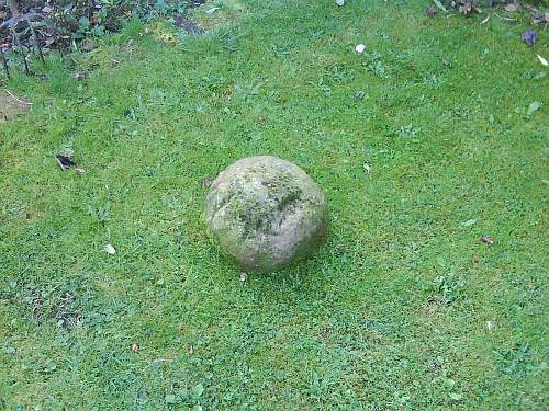 Stone cannon balls?