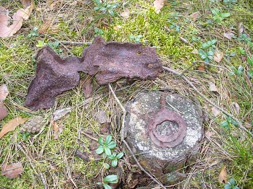 1944-45 battlefield relics.