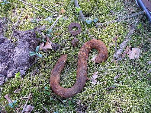 1944-45 battlefield relics.