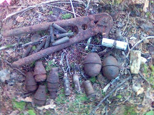Battlefield relics from Poland