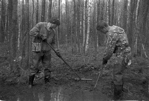 Late 80's digging at the Wolchow front