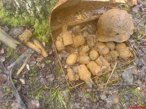 Kurland 1945 year Battlefield finds