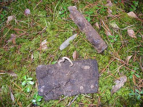 1944-45 battlefield relics.