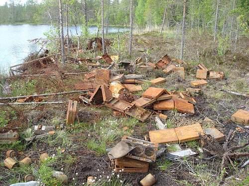 Battlefields in North Karelia( SS-Nord Division)