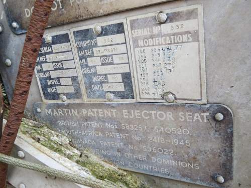 Cold War ejection seat relic