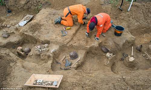 Battle of Seelow Heights - Remains of German Soldiers Recovered 69 Years On.