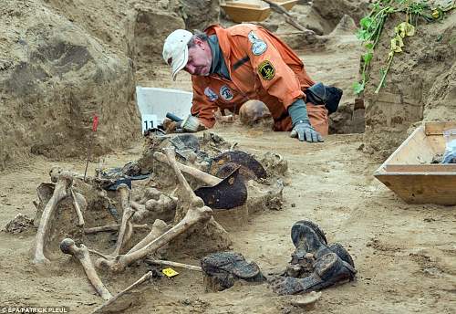 Battle of Seelow Heights - Remains of German Soldiers Recovered 69 Years On.