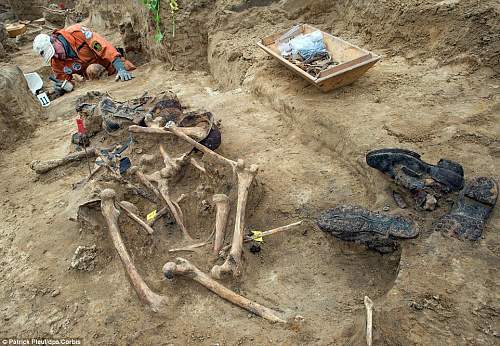 Battle of Seelow Heights - Remains of German Soldiers Recovered 69 Years On.