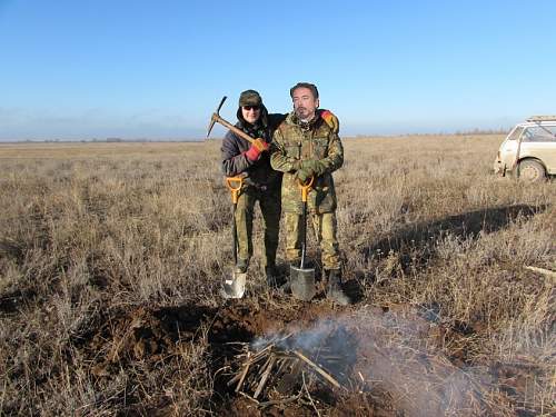 Stalingrad: digging near Gorodis&#1089;he &amp; Gumrak