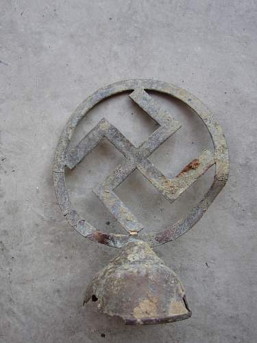 Relic NSDAP Pole top.