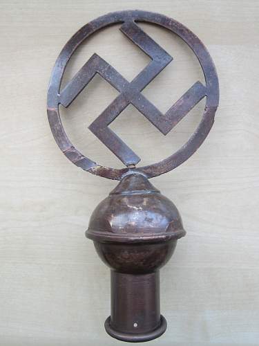 Relic NSDAP Pole top.