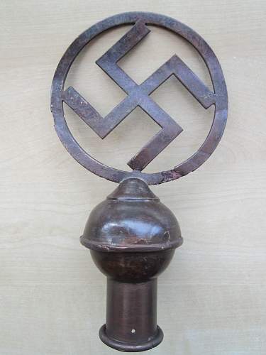 Relic NSDAP Pole top.