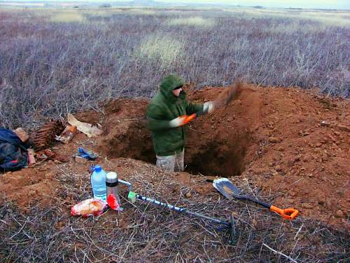 Stalingrad: digging near Gorodis&#1089;he &amp; Gumrak