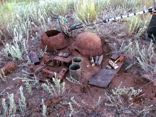 Stalingrad: digging near Gorodis&#1089;he &amp; Gumrak