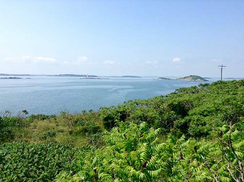 Boston WW2, harbor islands ruins/bunkers.