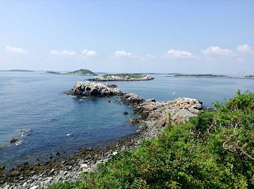 Boston WW2, harbor islands ruins/bunkers.