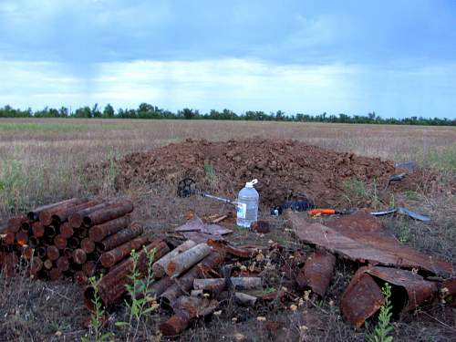 Stalingrad: digging near Gorodis&#1089;he &amp; Gumrak