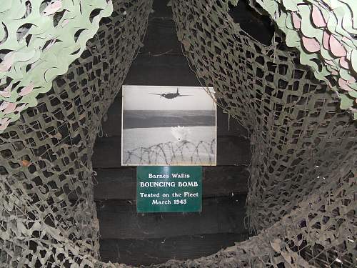 Prototype Bouncing Bomb, Abbotsbury Swannery, Dorset.