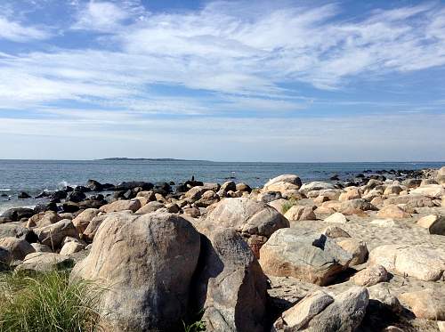 Boston WW2, harbor islands ruins/bunkers.