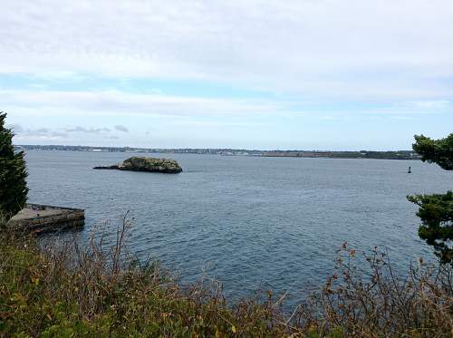 Boston WW2, harbor islands ruins/bunkers.