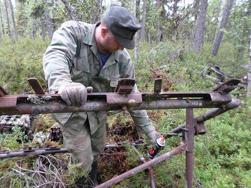 Battlefields in North Karelia( SS-Nord Division)