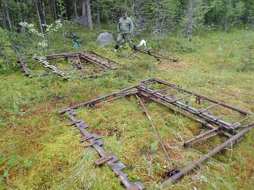 Battlefields in North Karelia( SS-Nord Division)