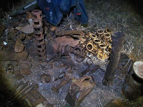 Stalingrad: digging near Gorodis&#1089;he &amp; Gumrak