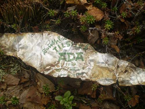 Traces of war in the Kola Peninsula.