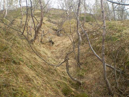 Traces of war in the Kola Peninsula.