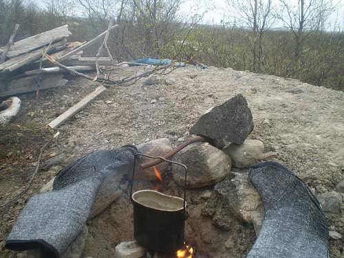 Traces of war in the Kola Peninsula.