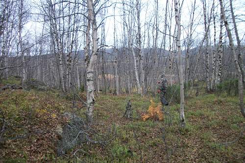 Traces of war in the Kola Peninsula.